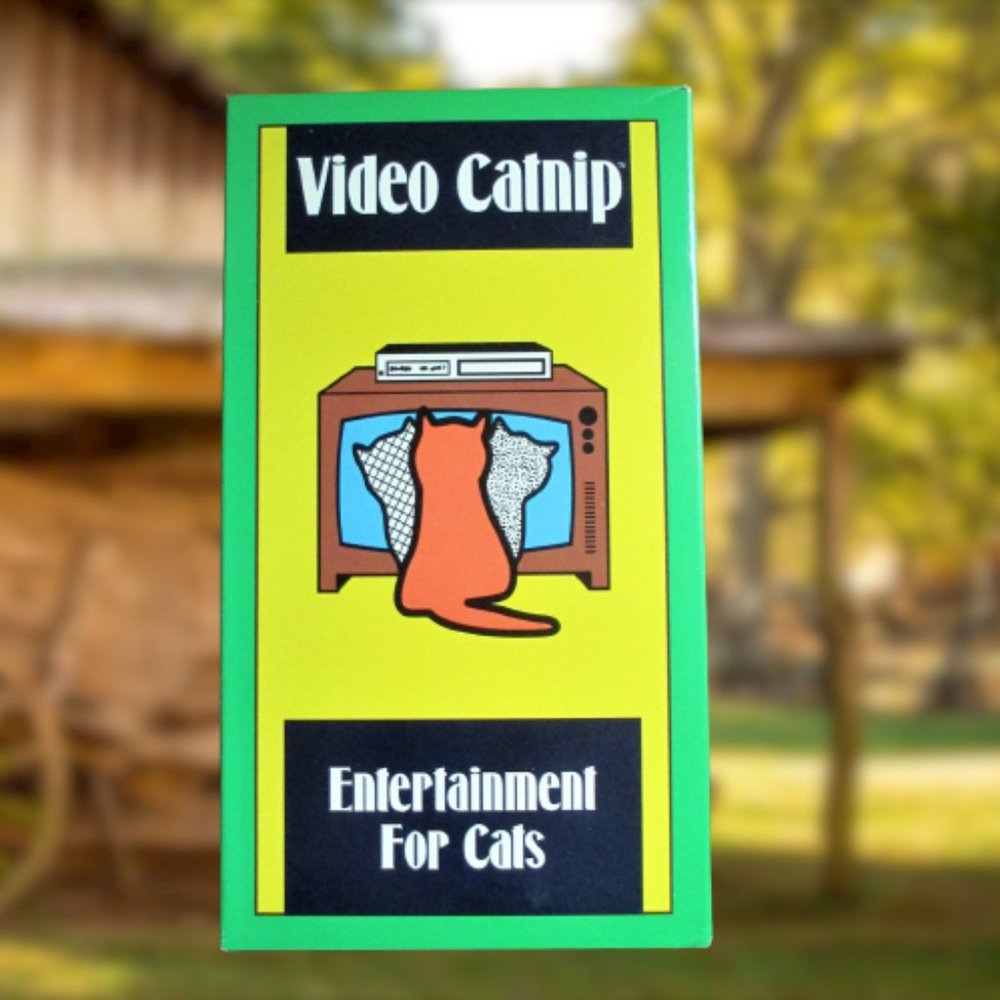 Video Catnip Entertainment for Cats VHS Tape Cat TV